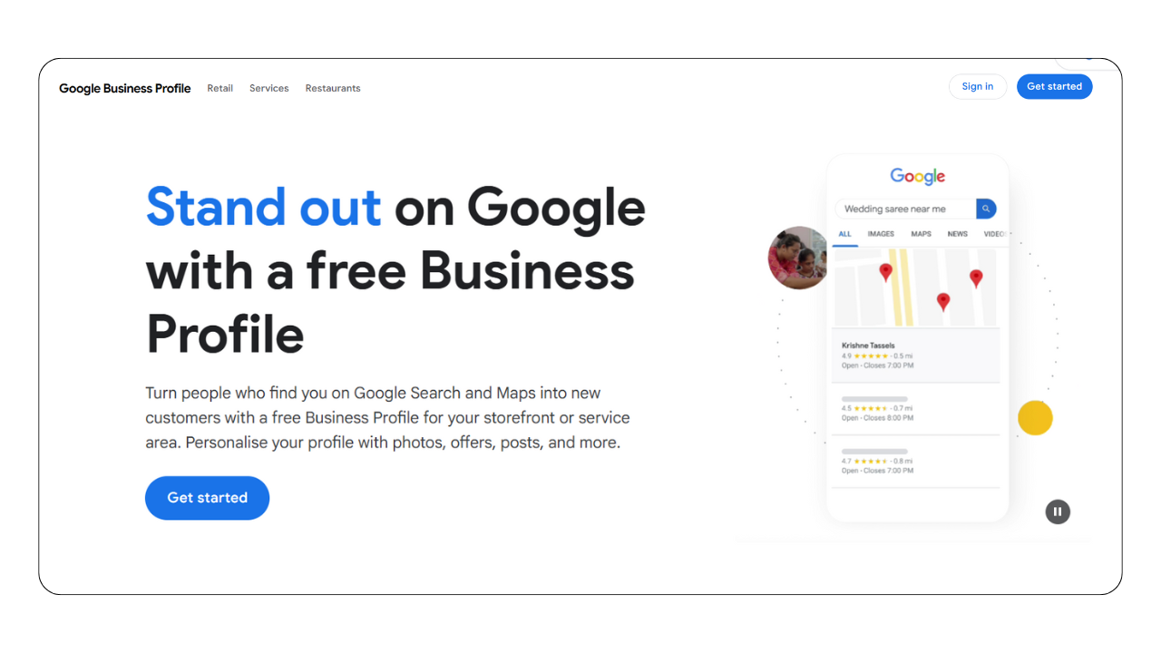 Go to Google Business Profile 