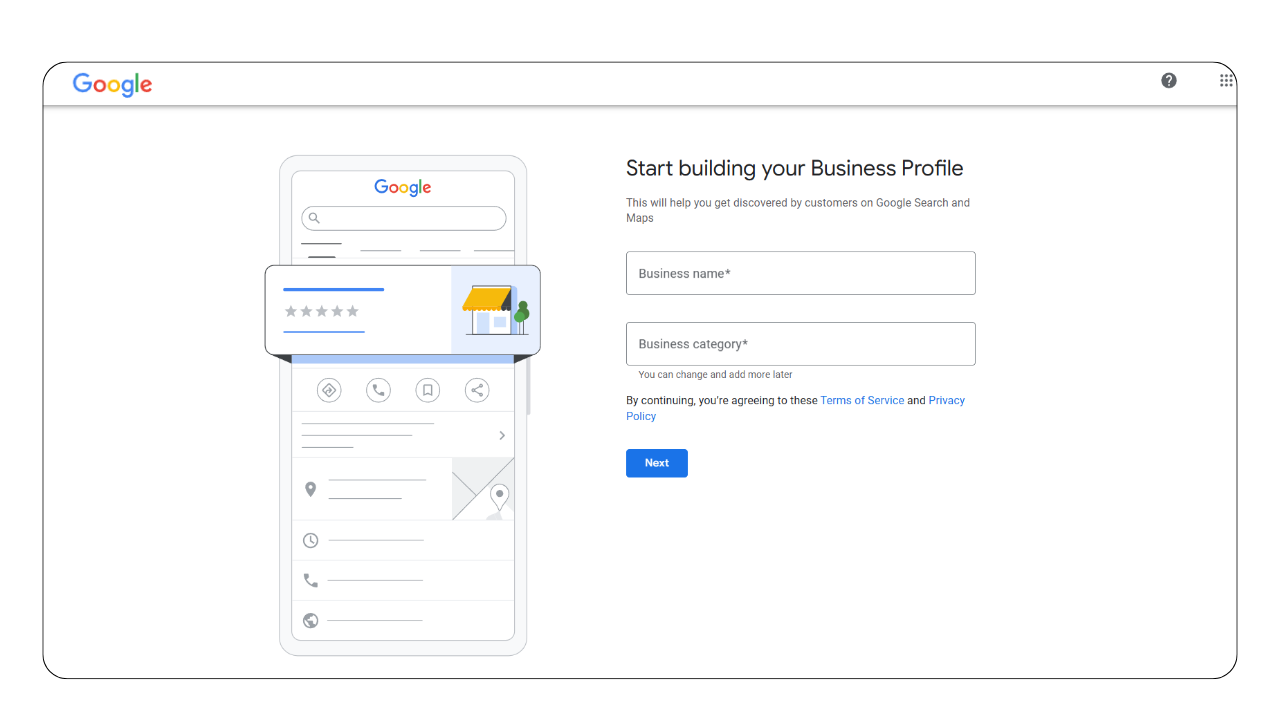 Enter Your Business Name